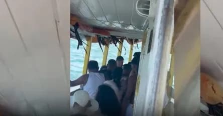 Briga durante passeio de barco envolve vereadores no baixo sul da Bahia